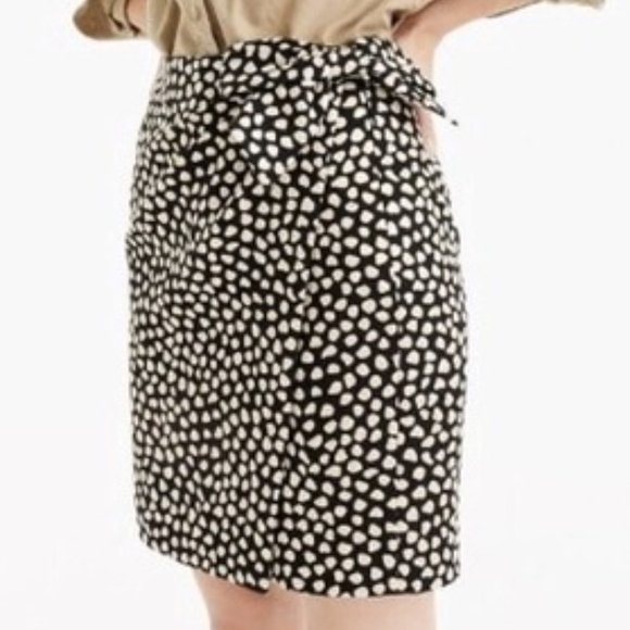 J. Crew Dresses & Skirts - J. Crew Metallic Pebble Print Jacquard Skirt 8